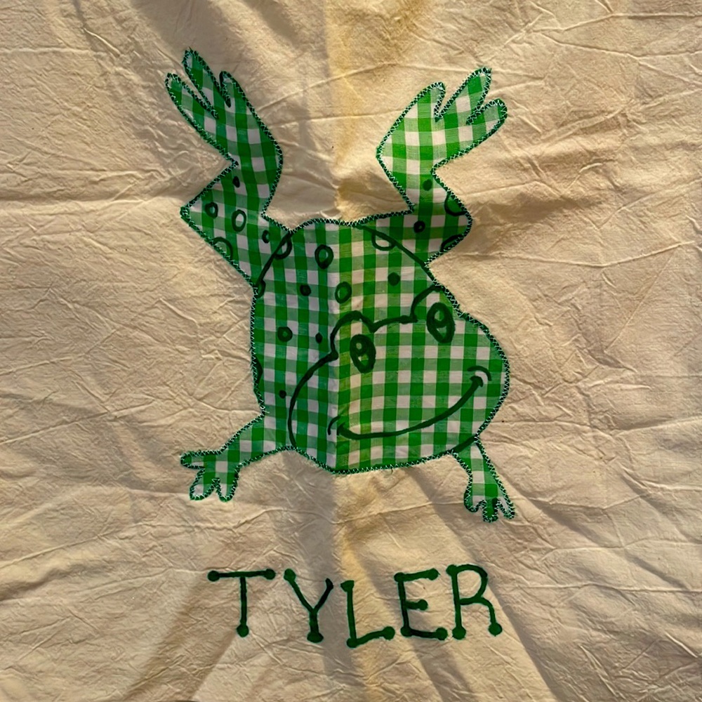 Muslin drawstring Tyler bag. - Picture 2 of 2